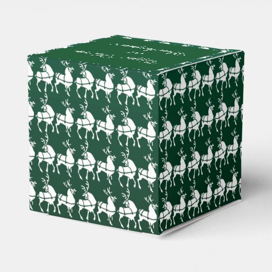 トナカイ ギフト ボックス クリスマス ギフト ボックスをカスタマイズ (裏面サイド)