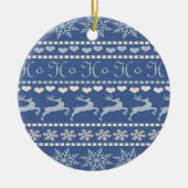 トナカイ,クリスマスサークルオーナメント セラミックオーナメント (正面)