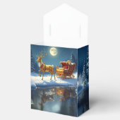トナカイ クリスマス そりゃ ホリデー お礼 箱 フェイバーボックス (オープン)