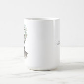 トナカイ·クリスマス·マパーソナライズされたグ コーヒーマグカップ (中央)