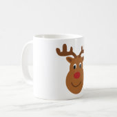 トナカイ クリスマスTシャツ コーヒーマグカップ (正面左)