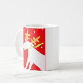 トナカイ コーヒーマグカップ (正面左)