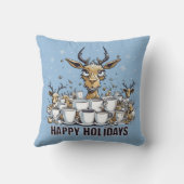 トナカイ・コーヒー クッション (裏面)