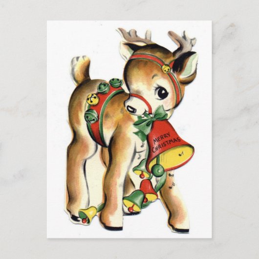 トナカイ シーズンポストカード (正面)