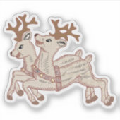 トナカイ シール (正面)