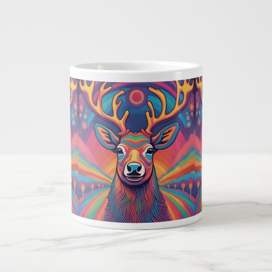 トナカイ ジャンボコーヒーマグカップ (正面)