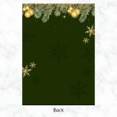 トナカイ&スノーフレークスクリスマスパーティー 招待状