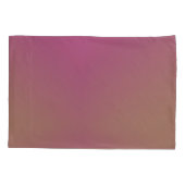 トナカイ&スノーフレーク紫 枕カバー (裏面-左)