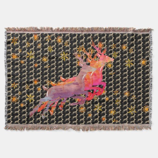 トナカイ スローブランケット (正面)