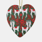 トナカイ セラミックオーナメント (左)