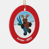 トナカイ セラミックオーナメント (右)