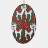 トナカイ セラミックオーナメント (左)