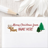 トナカイ·ダクシュント付箋紙贈答ラベルドキシー·ツリーズ ラベル (インサイチュ)