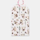 トナカイ&ツリーファーム |メリークリスマス ギフトタグ (裏面)