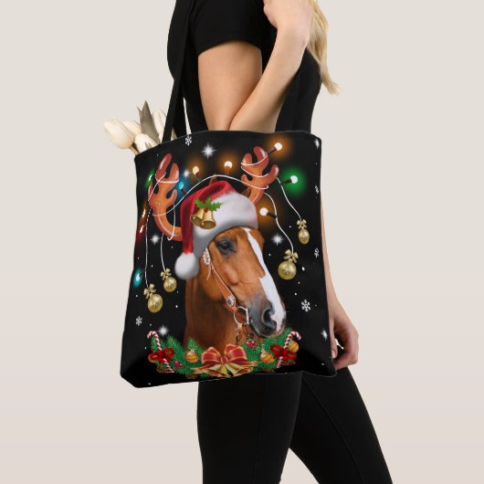 トナカイ トートバッグ (クローズアップ)