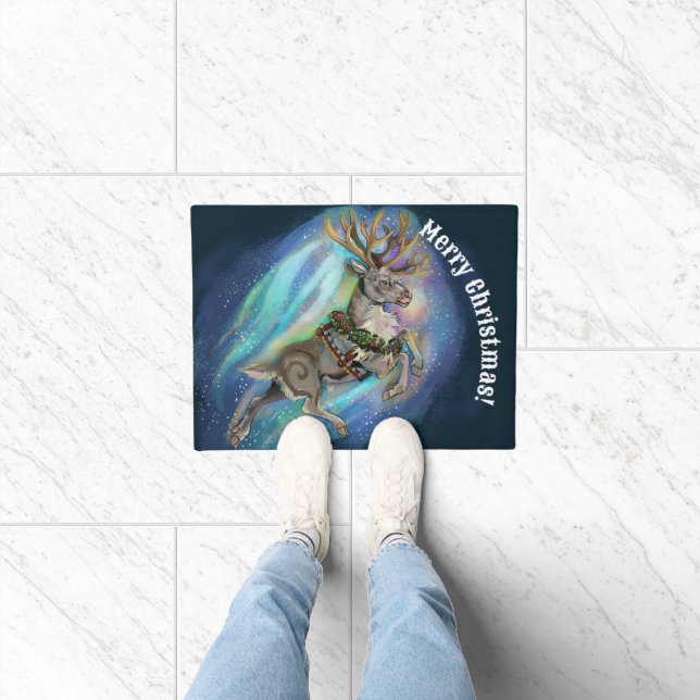 トナカイ ドアマット (室内)