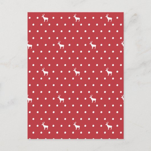 トナカイ(ドットはがき付き) ポストカード (正面)