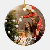 トナカイ・ドードルカスタム写真 セラミックオーナメント (裏面)