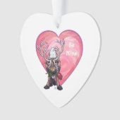 トナカイ・バレンタイン オーナメント (正面)