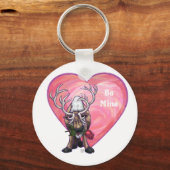 トナカイ・バレンタイン キーホルダー (正面)