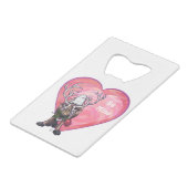 トナカイ・バレンタイン クレジットカード栓抜き (裏面アングル)