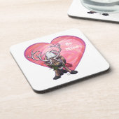 トナカイ・バレンタイン コースター (左側)