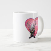 トナカイ・バレンタイン ジャンボコーヒーマグカップ (正面右)