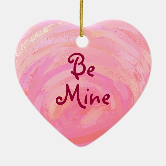 トナカイ・バレンタイン セラミックオーナメント (裏面)