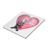 トナカイ・バレンタイン タイル (側面)