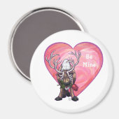 トナカイ・バレンタイン マグネット (正面/裏面)