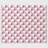 トナカイ・バレンタイン ラッピングペーパー (フラット)