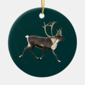 トナカイ – ブルカリブー セラミックオーナメント (正面)