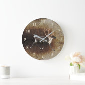 トナカイ – ブルカリブー ラージ壁時計 (ホーム)