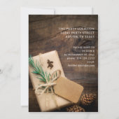 トナカイ&プレゼントホリデーパーティー 招待状 (裏面)