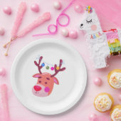 トナカイ ペーパープレート (パーティー)