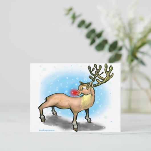 トナカイ ポストカード (スタンド正面)