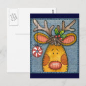 トナカイ ポストカード (正面/裏面)