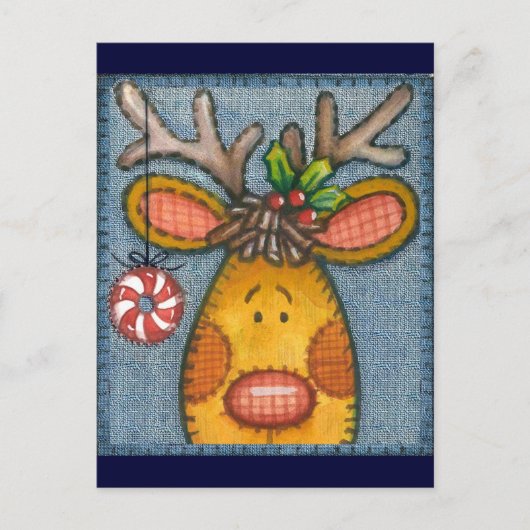 トナカイ ポストカード (正面)