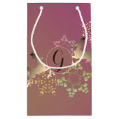 トナカイ&マジカルスノーフレークススモール抱き枕 スモールペーパーバッグ (裏面)