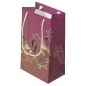 トナカイ&マジカルスノーフレークススモール抱き枕 スモールペーパーバッグ (裏面アングル)