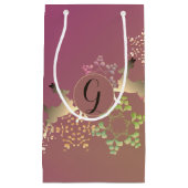 トナカイ&マジカルスノーフレークススモール抱き枕 スモールペーパーバッグ (正面)