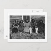 トナカイ・メアリーとアラスカの家族 ポストカード (正面/裏面)