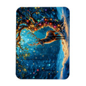 トナカイ・メリークリスマス・ホリデー・ライト マグネット (縦)