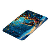 トナカイ・メリークリスマス・ホリデー・ライト マグネット (左側)