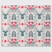 トナカイ ラッピングペーパー (フラット)