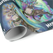 トナカイ ラッピングペーパー (ロールコーナー)