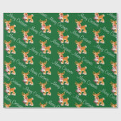 トナカイ ラッピングペーパー (フラット)