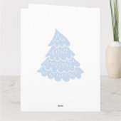 トナカイ・ルドルフ孫クリスマス カード (裏面)