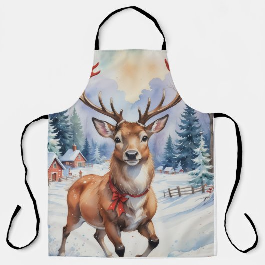 トナカイ・ワンダーランド:ホリディブリス エプロン (正面)