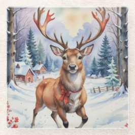 トナカイ・ワンダーランド:ホリディブリス ガラスコースター